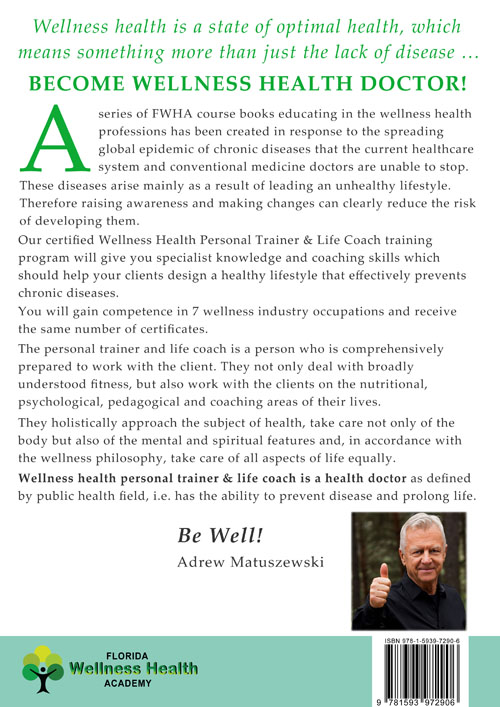 Wellness Health Personal Trainer Book
